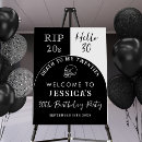 Search for funny 30th birthday posters party signs Death to my youth