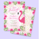Search for lets flamingle birthday invitations Tropical
