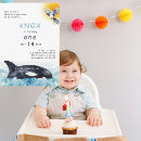 Search for orca whale party invitations For kids