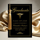 Search for medical doctor graduation announcement cards Black
