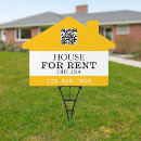Search for real estate signs House for rent