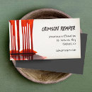 Search for horror business cards Scary