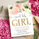 Search for floral baby shower invitations Blush pink