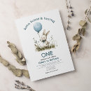 Search for some bunny is turning one 1st birthday invitations Boy