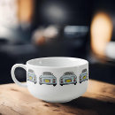 Search for funny soup mugs bowls Blue