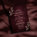 Search for couple wedding invitations Maroon
