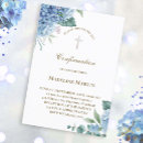 Search for watercolor hydrangea invitations Blue