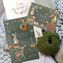 Search for enchanted forest thank you cards Baby shower