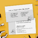 Search for classic car business cards Auto repair