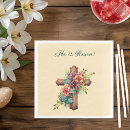 Search for he is risen napkins Watercolor