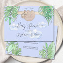 Search for sloth baby shower invitations Animal