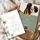 Search for eucalyptus wedding invitations All in one
