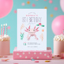 Search for axolotl birthday invitations Aquatic adventures party