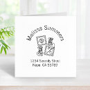 Search for fabric rubber stamps Return address