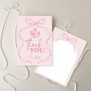 Search for girl thank you cards Bow