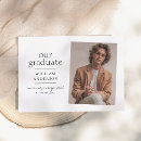 Search for simple graduation announcement cards Black and white