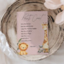 Search for safari games baby shower invitations Zoo