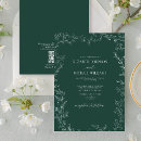 Search for emerald green invitations Classic