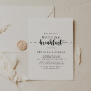 Search for morning after breakfast wedding invitations For her