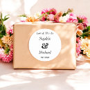 Search for couples names stickers Bridal shower