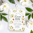 Search for ladybug birthday invitations Baby girl