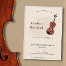 Search for violin recital invitations Violinist