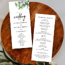 Search for green gold wedding programs Spring summer fall winter