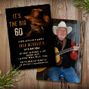 Search for western 60th birthday invitations Cowboy
