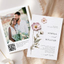 Search for pressed flower invitations Bohemian