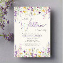 Search for pink and purple baby shower invitations Wildflower