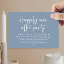 Search for wedding reception invitations Dusty blue