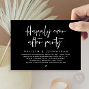Search for only reception wedding reception invitations Happily ever after party