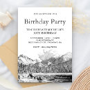 Search for mountain birthday invitations Modern