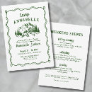 Search for camping bachelorette party invitations Weekend in the woods