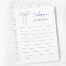Search for bridal shower advice cards Coquette
