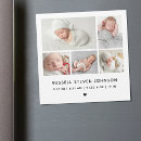 Search for magnetic birth announcement cards Modern