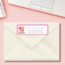 Search for cupcake return address labels Baby shower