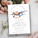 Search for airplane bridal shower invitations Adventure