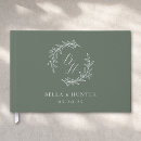 Search for monogram wedding guest books Foil