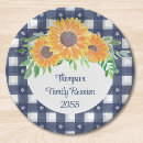 Search for yellow gingham plates Sunflowers