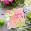 Search for margarita bridal shower invitations Watercolor margarita cocktail