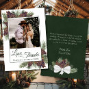 Search for winter wedding thank you cards Love and thanks