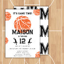 Search for basketball game invitations Boy