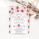 Search for farmers market baby shower invitations Strawberry