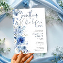 Search for blue floral bridal shower invitations Flowers