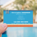 Search for swimming pool contractors business cards Cleaning