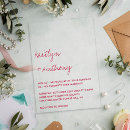 Search for magenta wedding invitations Trendy