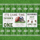 Search for football 1st birthday invitations Ticket