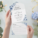 Search for recipe bridal shower invitations Dusty blue