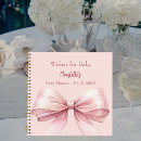 Search for baby shower guest books Blush pink